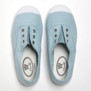 Darcie canvas slip-on aqua
