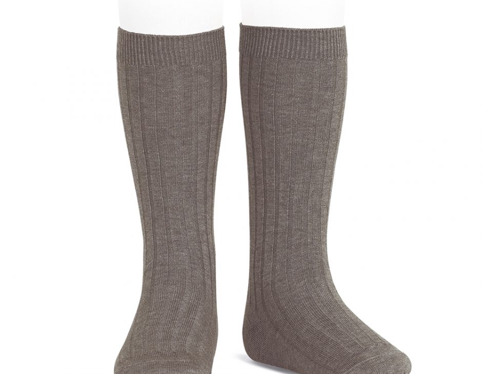 RIBBED KNEE SOCK | Papouelli
