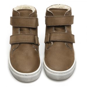 New girl boys unisex kids boots lace side zipper navy blue casual canvas summer