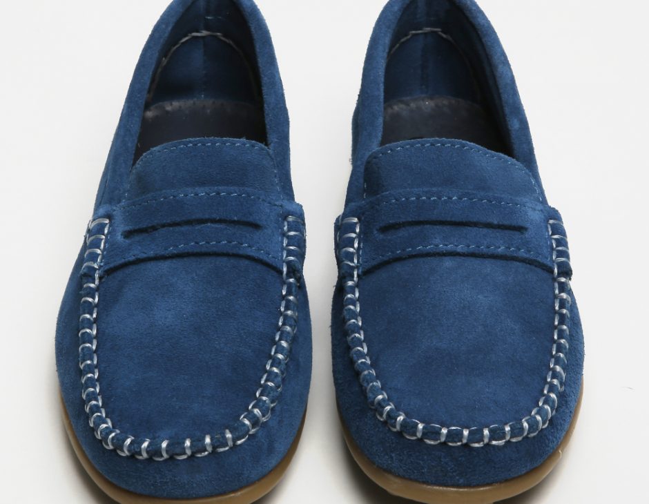 Felix Der Hase Shoes Sandals Boys 32 33 Nubuck Blue New 